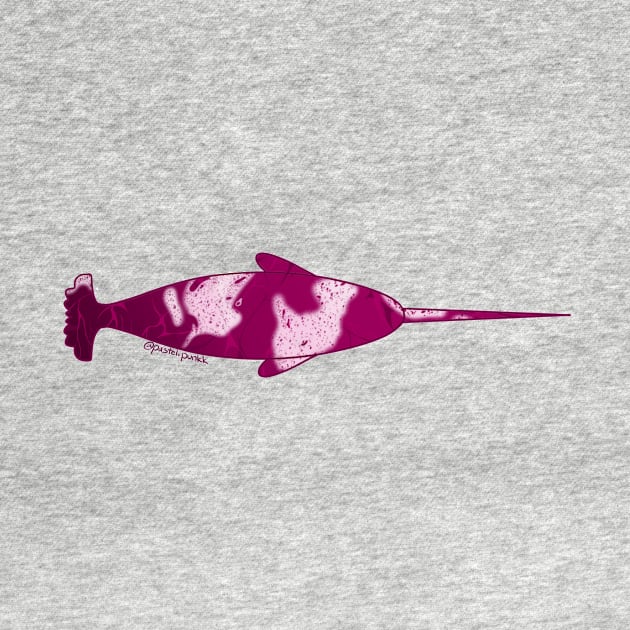 Pink Narwhal by Pastel.Punkk